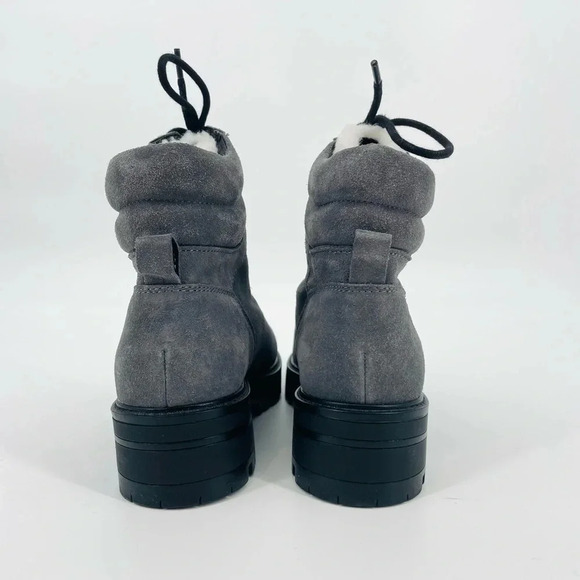 Marc Fisher NWOT LTD Nairy Hiking Boots Suede Fleece Lined in Gray Size 5.5 - Picture 9 of 10